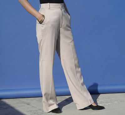 The bold beige Everyday Trouser