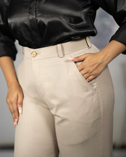 The bold beige Everyday Trouser