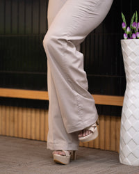 The bold beige Everyday Trouser