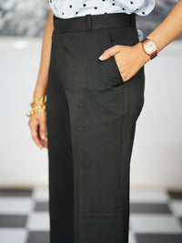 The Onyx Buckle Trouser