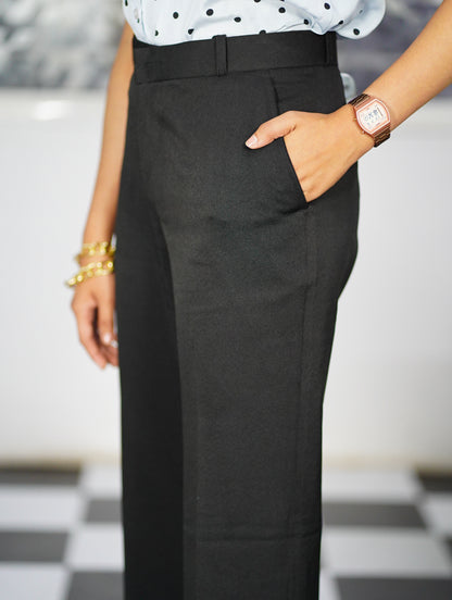 The Onyx Buckle Trouser