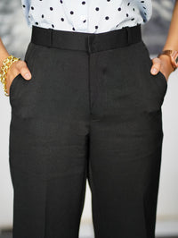 The Onyx Buckle Trouser