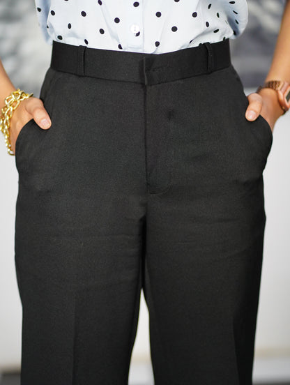 The Onyx Buckle Trouser